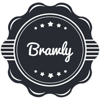 Brawly badge logo