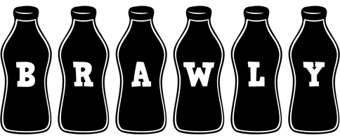 Brawly bottle logo