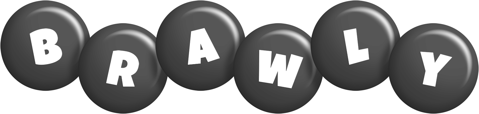 Brawly candy-black logo