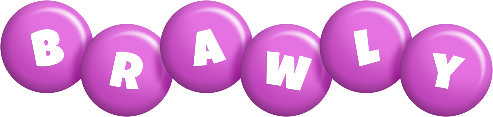 Brawly candy-purple logo