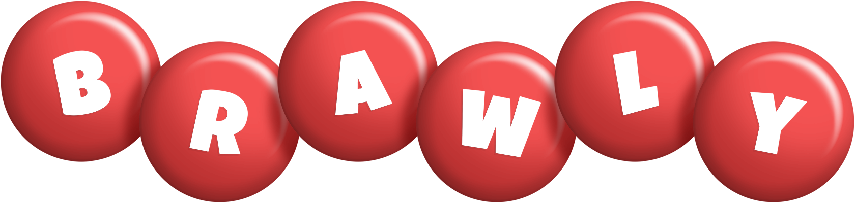 Brawly candy-red logo