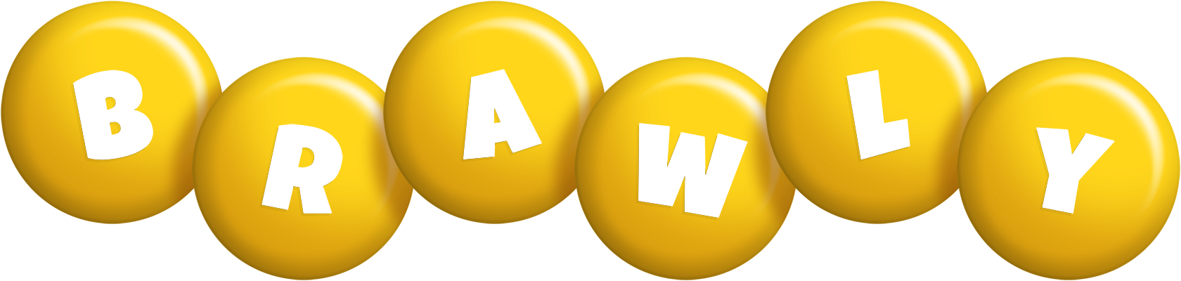 Brawly candy-yellow logo