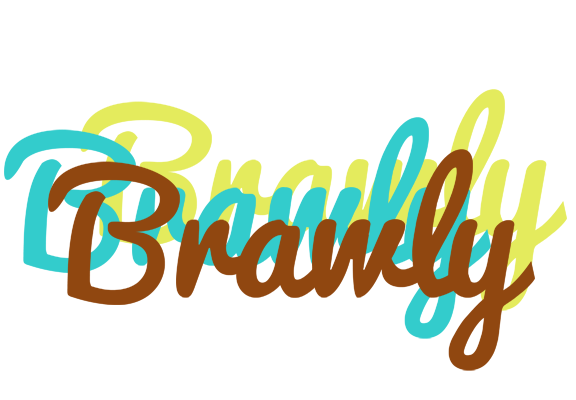 Brawly cupcake logo