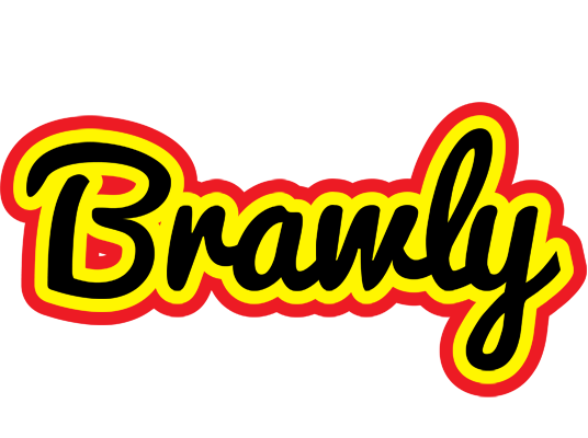 Brawly flaming logo