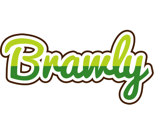 Brawly golfing logo