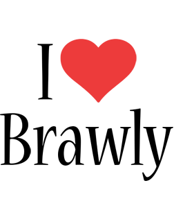 Brawly i-love logo