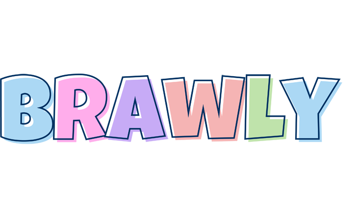 Brawly pastel logo