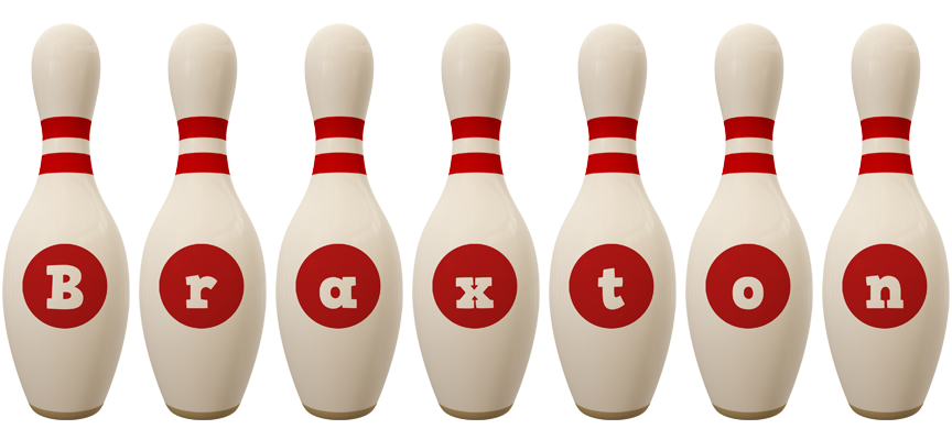 Braxton bowling-pin logo