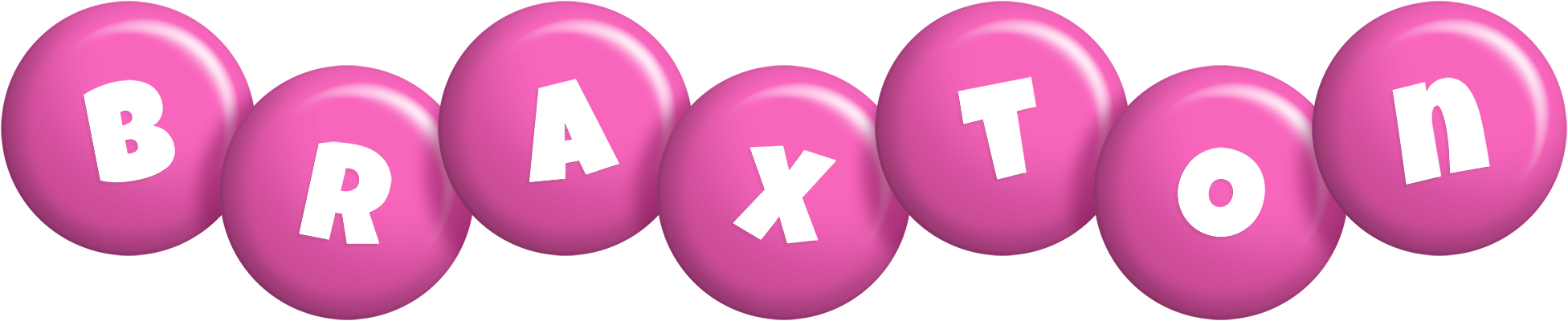 Braxton candy-pink logo