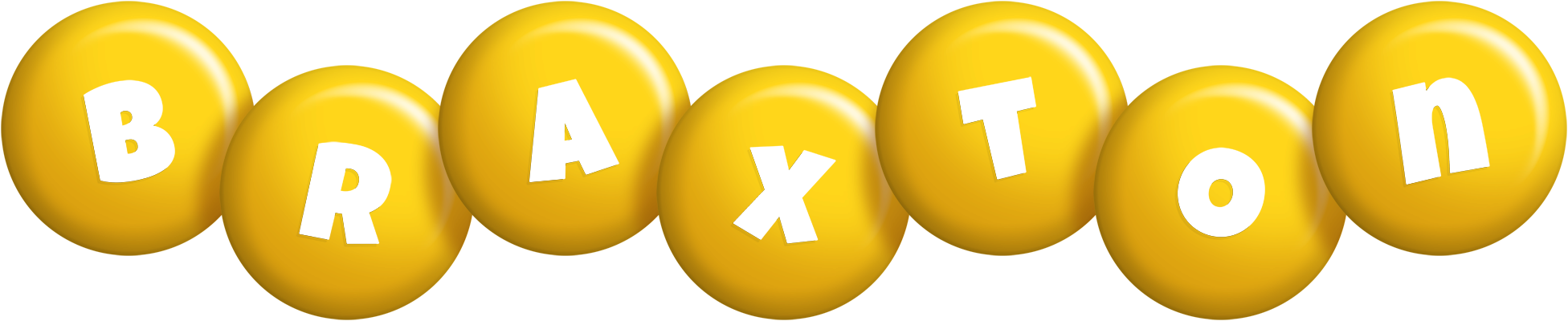 Braxton candy-yellow logo