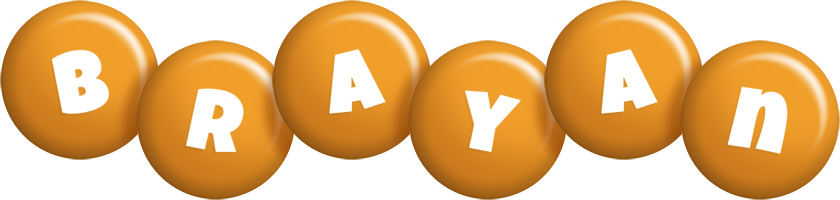 Brayan candy-orange logo
