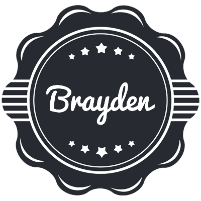 Brayden badge logo