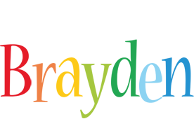 Brayden birthday logo