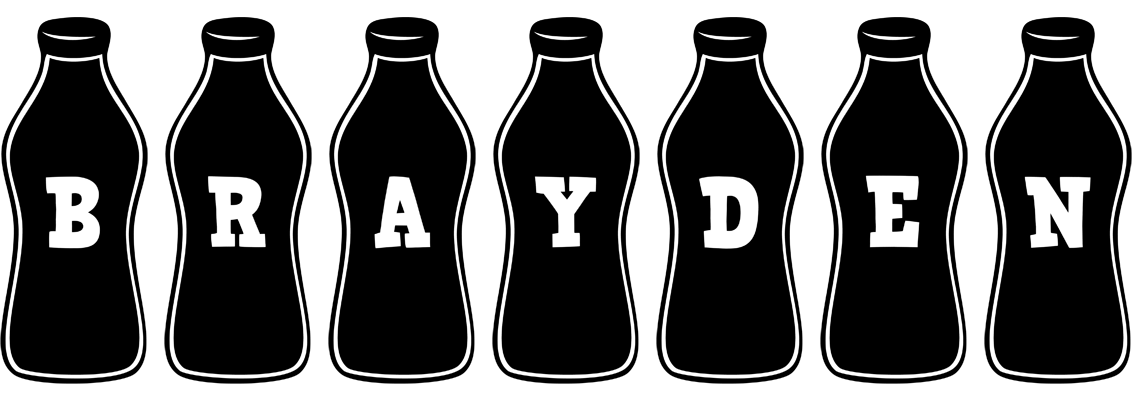 Brayden bottle logo
