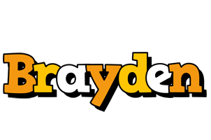 Brayden cartoon logo