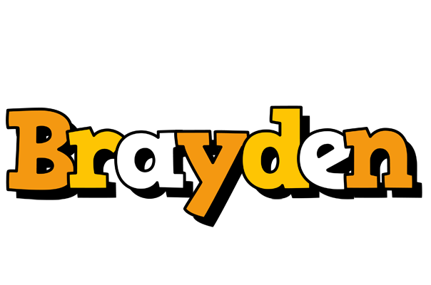 Brayden cartoon logo