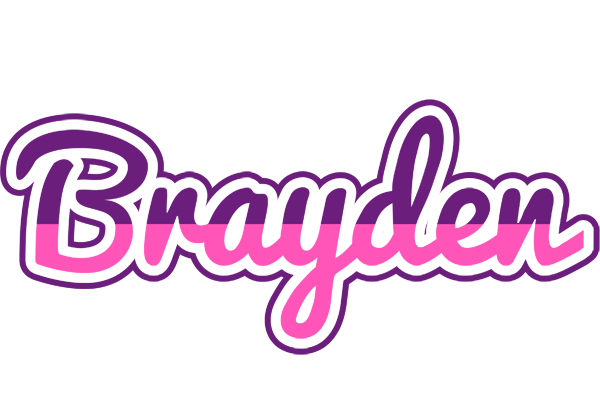 Brayden cheerful logo