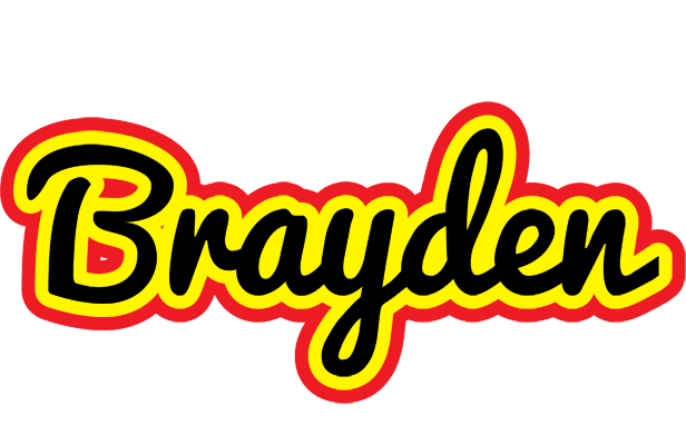 Brayden flaming logo