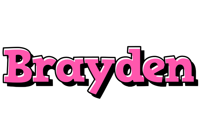 Brayden girlish logo