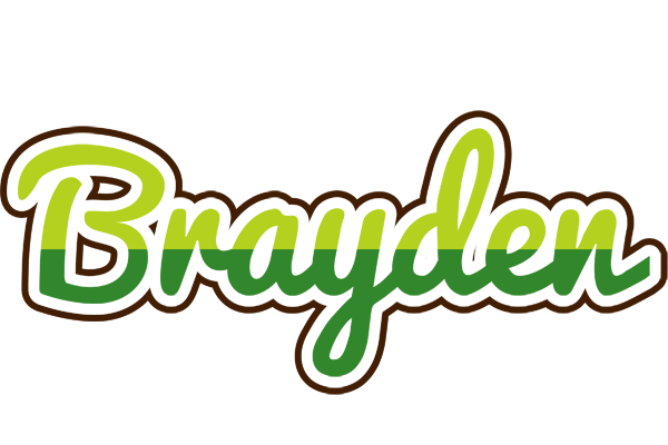 Brayden golfing logo