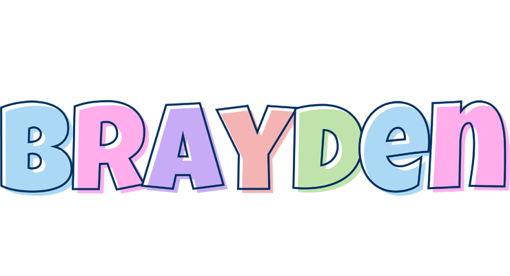Brayden pastel logo