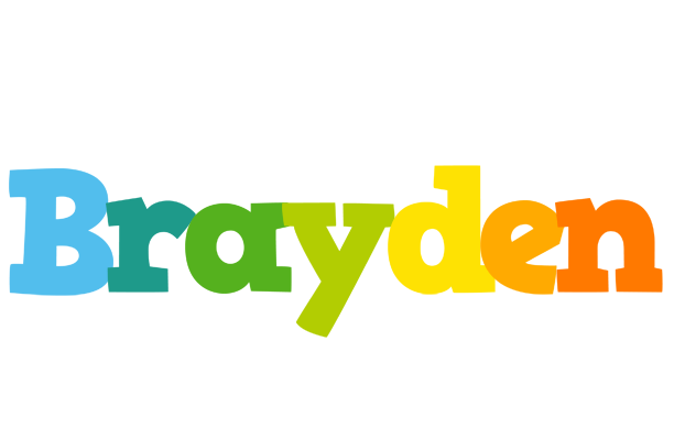 Brayden rainbows logo