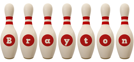 Brayton bowling-pin logo