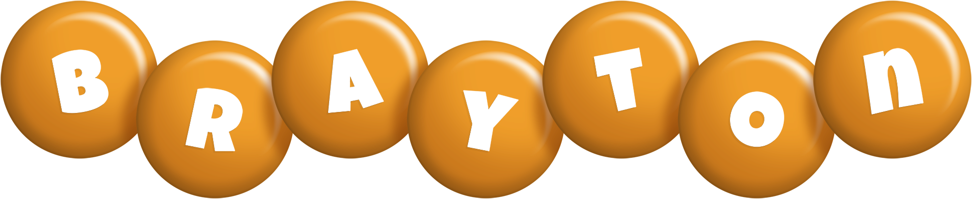 Brayton candy-orange logo