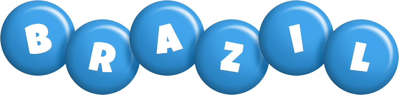 Brazil candy-blue logo