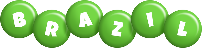 Brazil candy-green logo