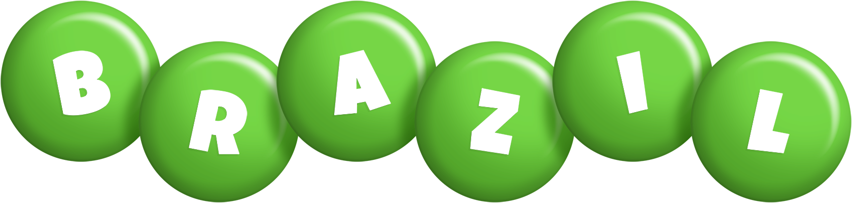 Brazil candy-green logo