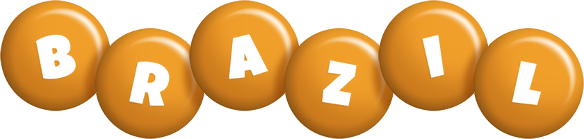 Brazil candy-orange logo