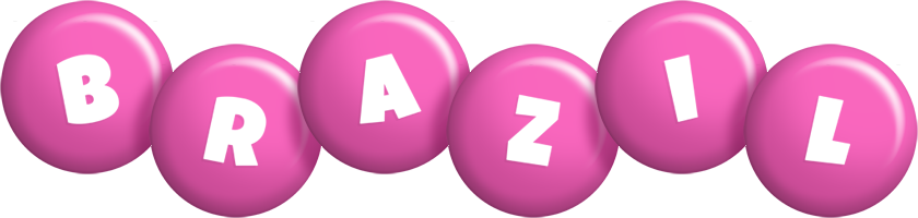 Brazil candy-pink logo