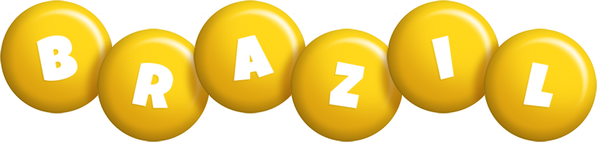Brazil candy-yellow logo