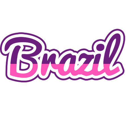 Brazil cheerful logo