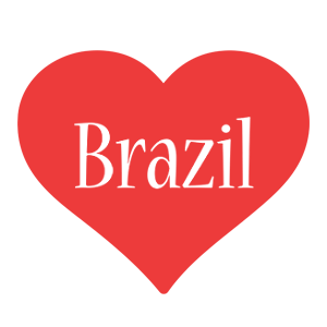 Brazil love logo