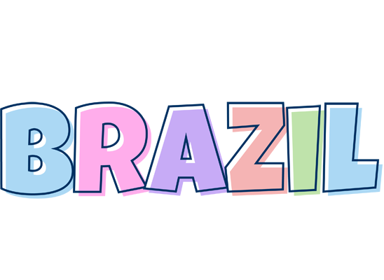 Brazil pastel logo