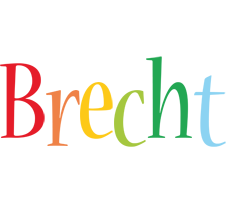 Brecht birthday logo