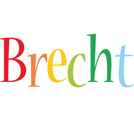 Brecht birthday logo