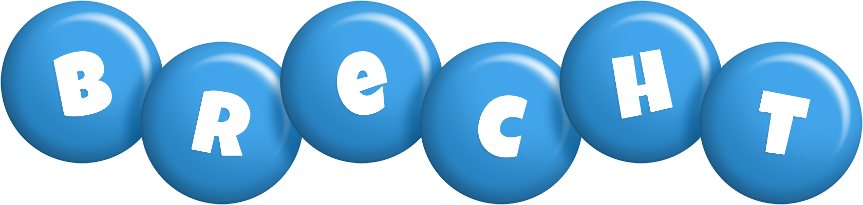 Brecht candy-blue logo