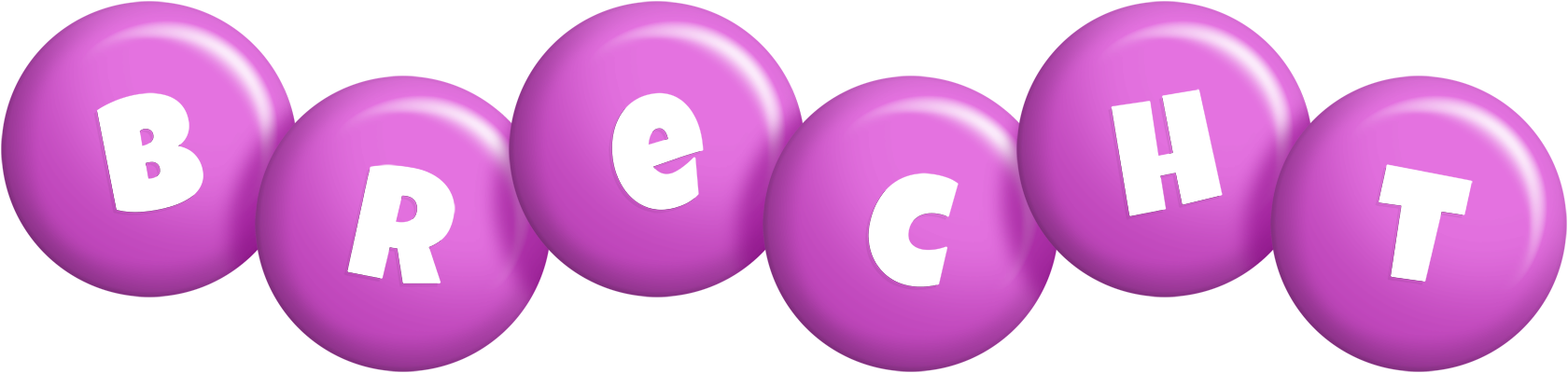 Brecht candy-purple logo