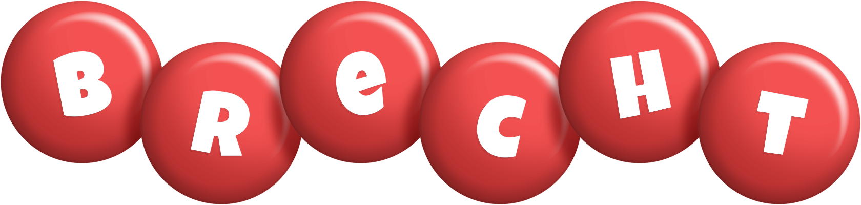 Brecht candy-red logo