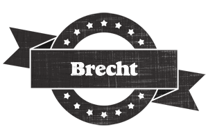 Brecht grunge logo