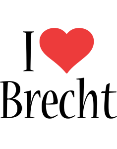 Brecht i-love logo