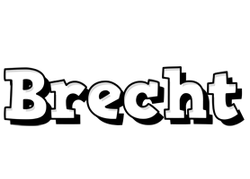 Brecht snowing logo