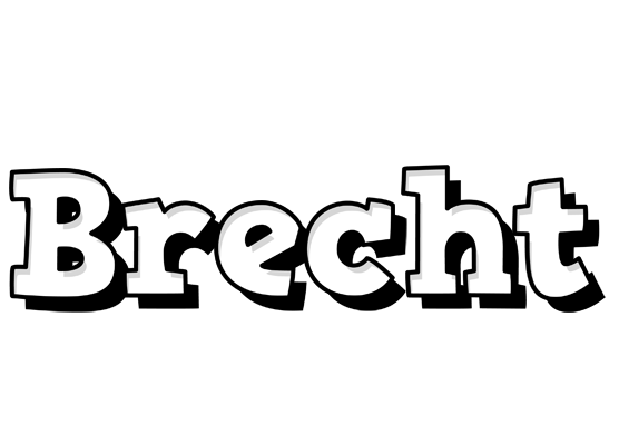 Brecht snowing logo