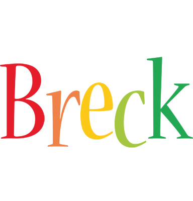 Breck birthday logo