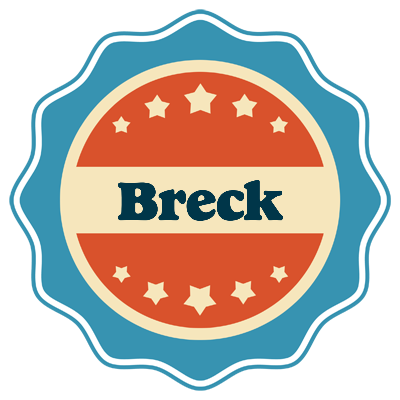 Breck labels logo