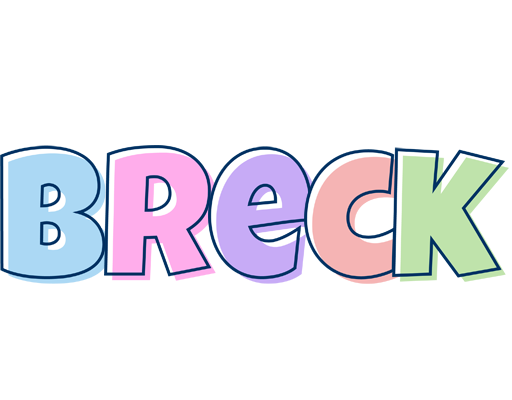 Breck pastel logo