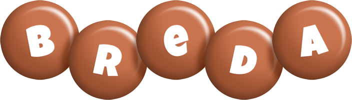 Breda candy-brown logo